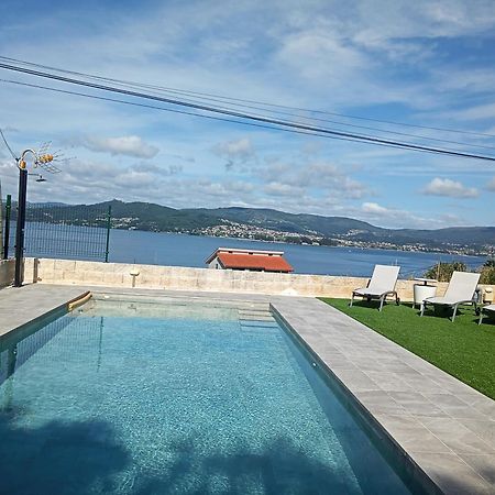 Casa Nueva Con Piscina Y Vistas Al Mar Villa Vilaboa Exterior photo
