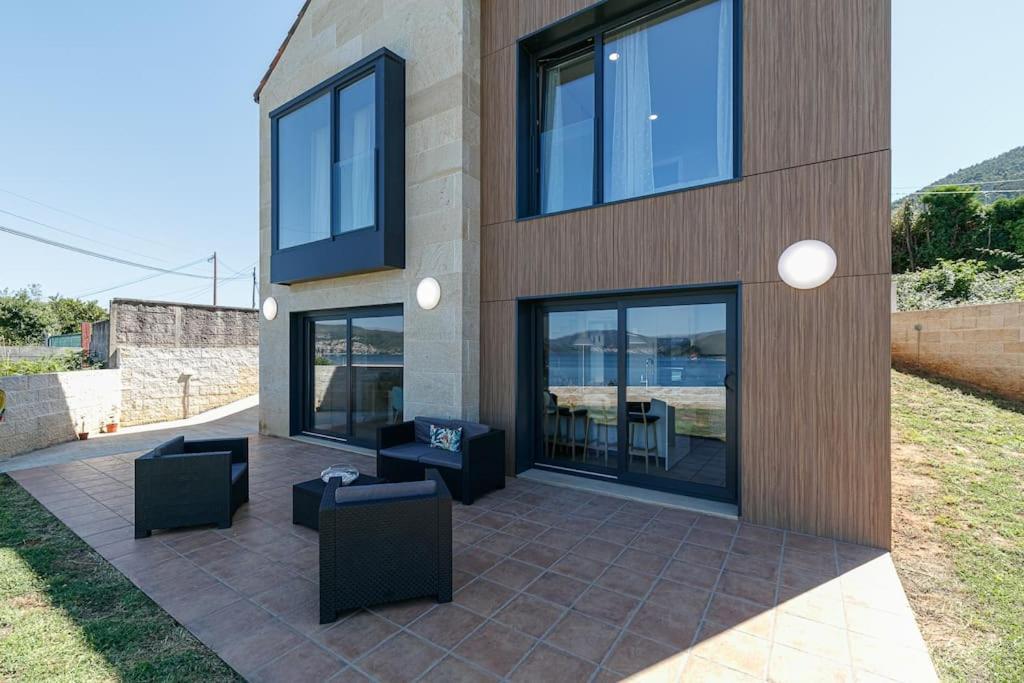 Casa Nueva Con Piscina Y Vistas Al Mar Villa Vilaboa Exterior photo